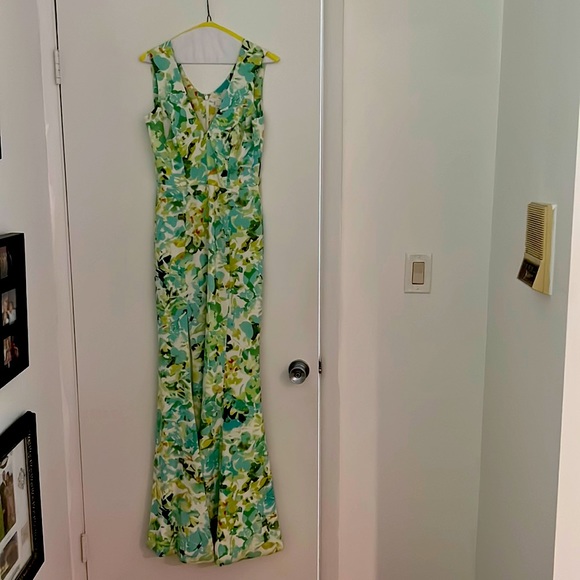 Dress the population with slit, long floral dress, beautiful size small - Picture 1 of 8